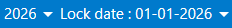 The status bar reading 2026 and Lock date 01-01-2026